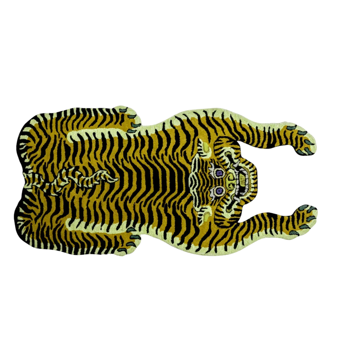 Classic Tiger Yogi Accent Wool Rug