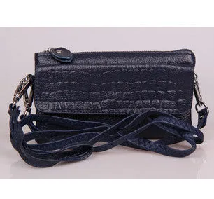 Clutch Wristlet Genuine Leather Crocodile Bag