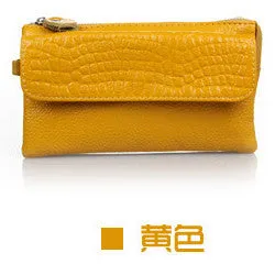 Clutch Wristlet Genuine Leather Crocodile Bag