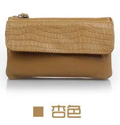 Clutch Wristlet Genuine Leather Crocodile Bag