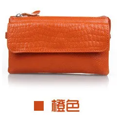Clutch Wristlet Genuine Leather Crocodile Bag