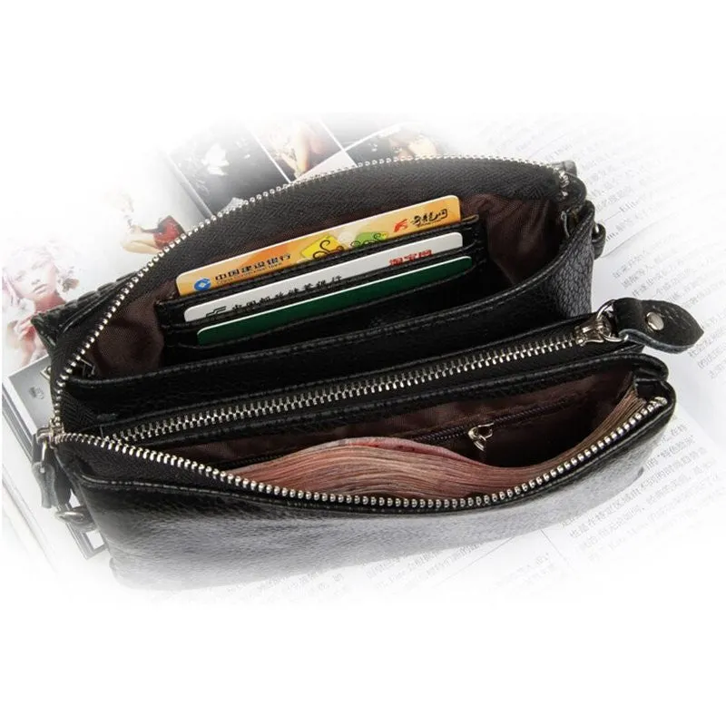 Clutch Wristlet Genuine Leather Crocodile Bag