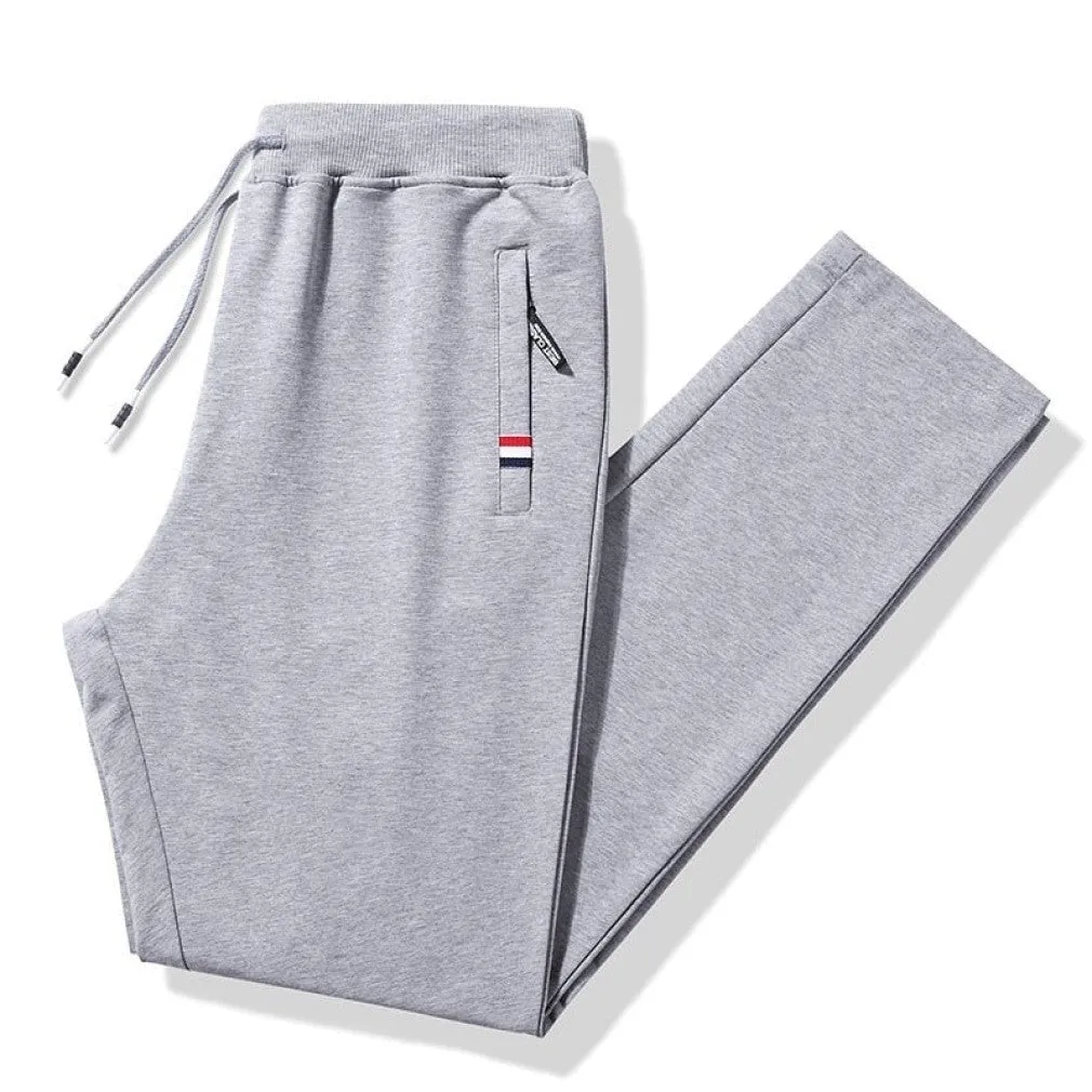 ContiNent 33 Men Casual Fitness Sportswear Tracksuit Bottoms Skinny Sweatpants 95%Cotton 5% Spandex Trousers Gyms Pants Mens Joggers 8XL