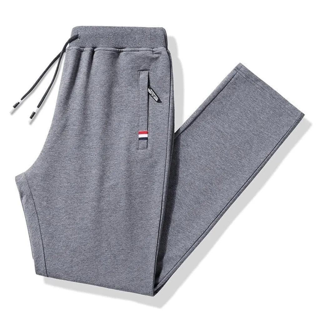 ContiNent 33 Men Casual Fitness Sportswear Tracksuit Bottoms Skinny Sweatpants 95%Cotton 5% Spandex Trousers Gyms Pants Mens Joggers 8XL