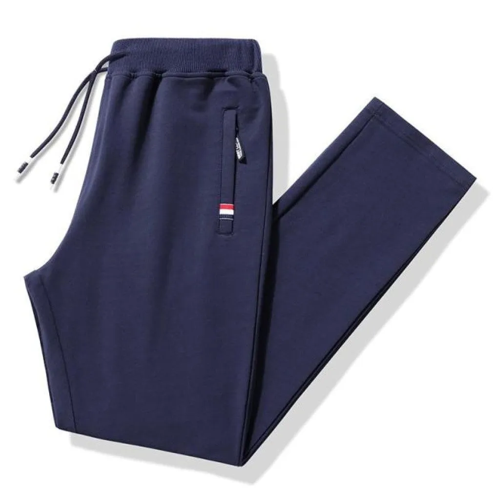 ContiNent 33 Men Casual Fitness Sportswear Tracksuit Bottoms Skinny Sweatpants 95%Cotton 5% Spandex Trousers Gyms Pants Mens Joggers 8XL