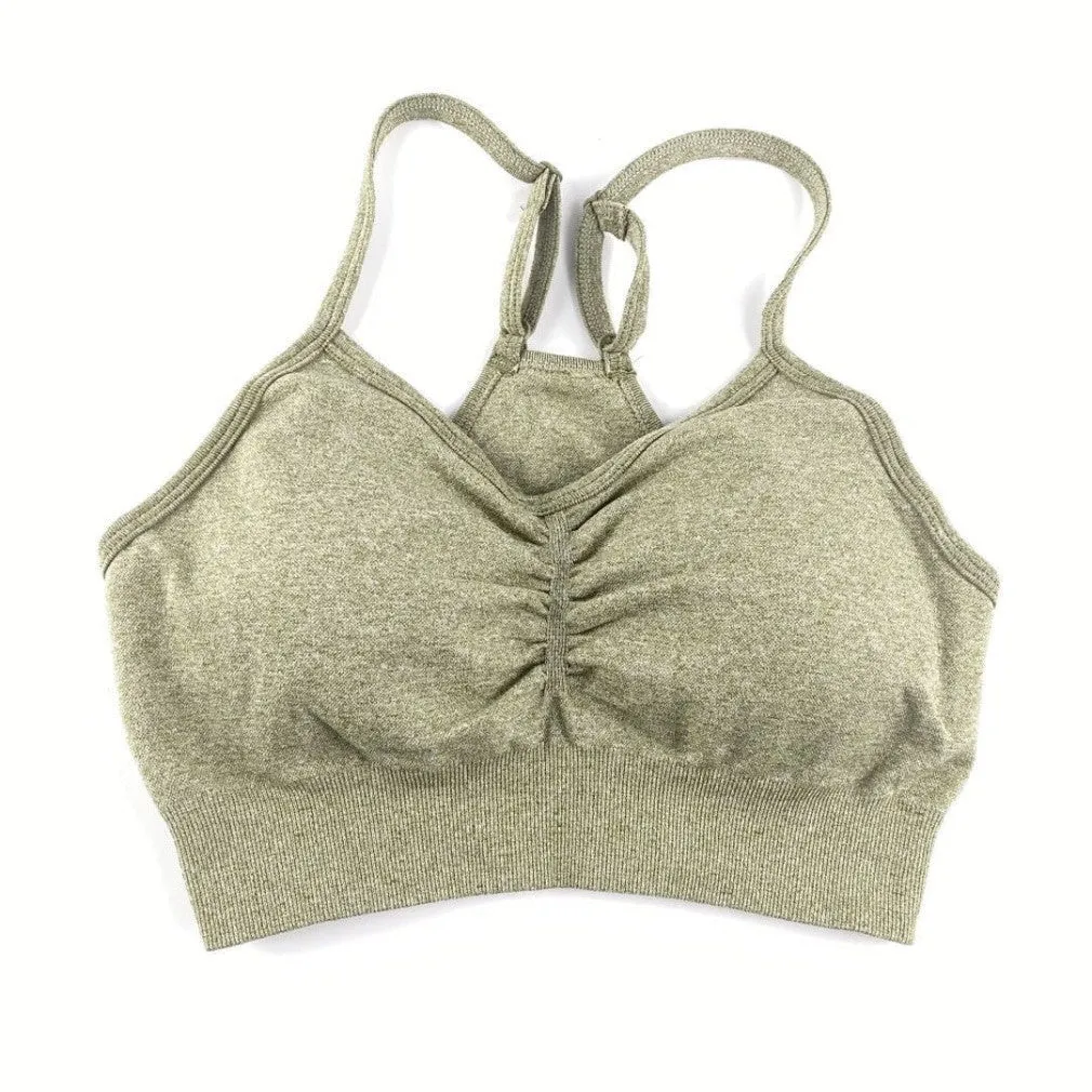 ContiNent 33 Women's Sets Skinny Tracksuit Breathable Bra Long Sleeve Top Seamless Outfits High Waist Push Up Leggings Gym Clothes Sport Suit