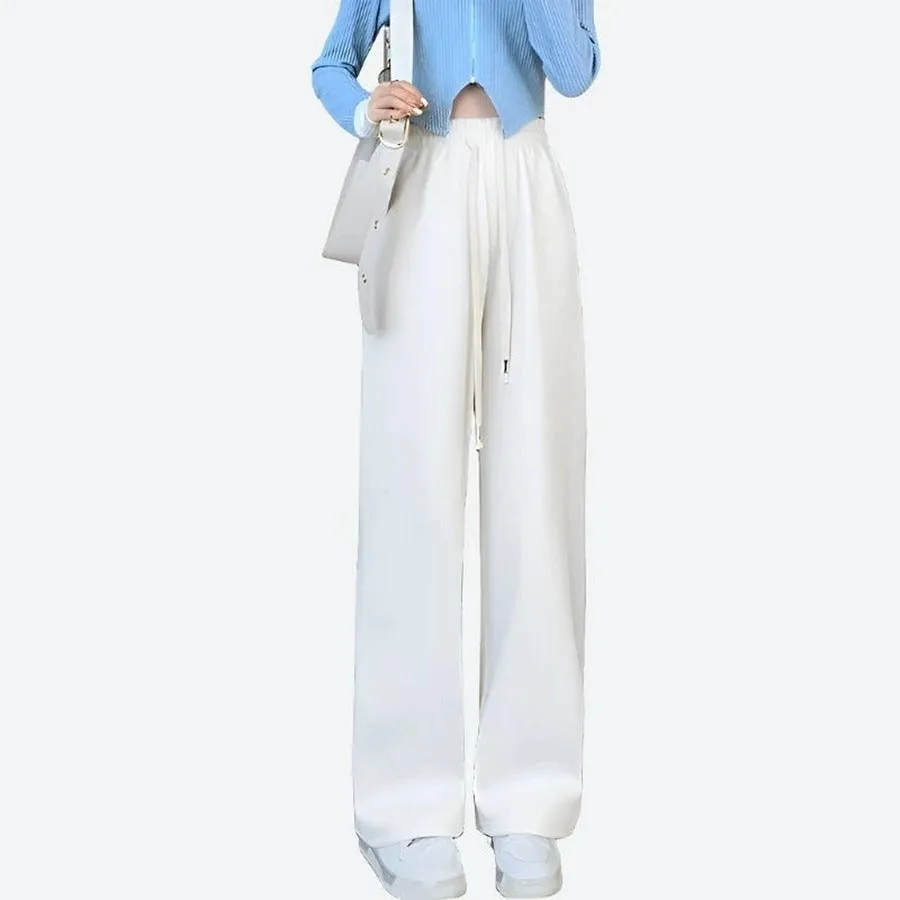 Cozy Wide-Leg Drawstring Lounge Pants