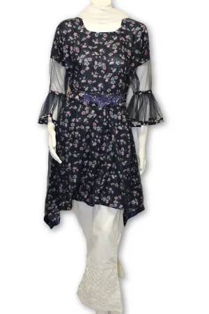 D07 Pakistani Indian Trendy Peplum Style