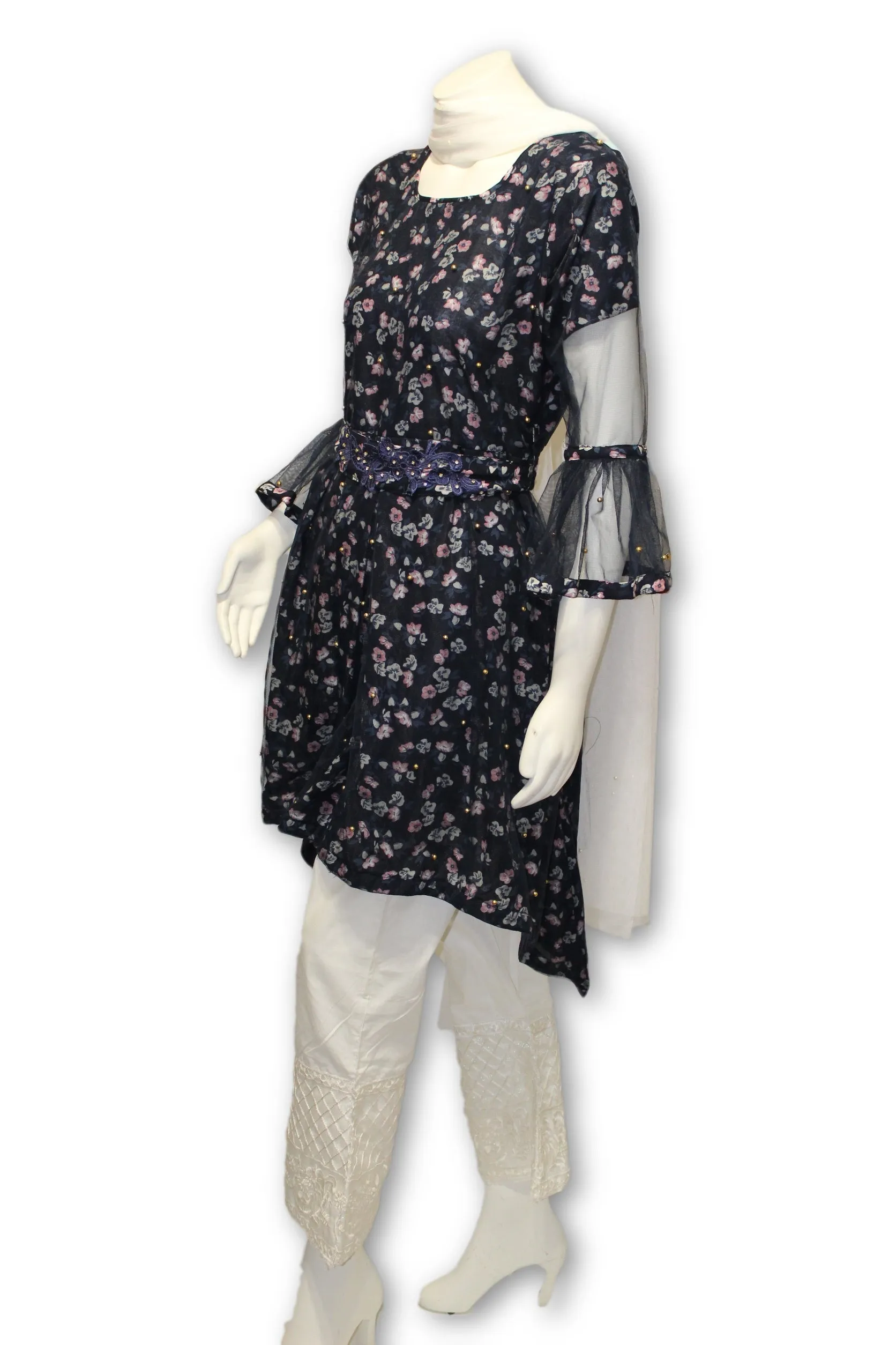 D07 Pakistani Indian Trendy Peplum Style