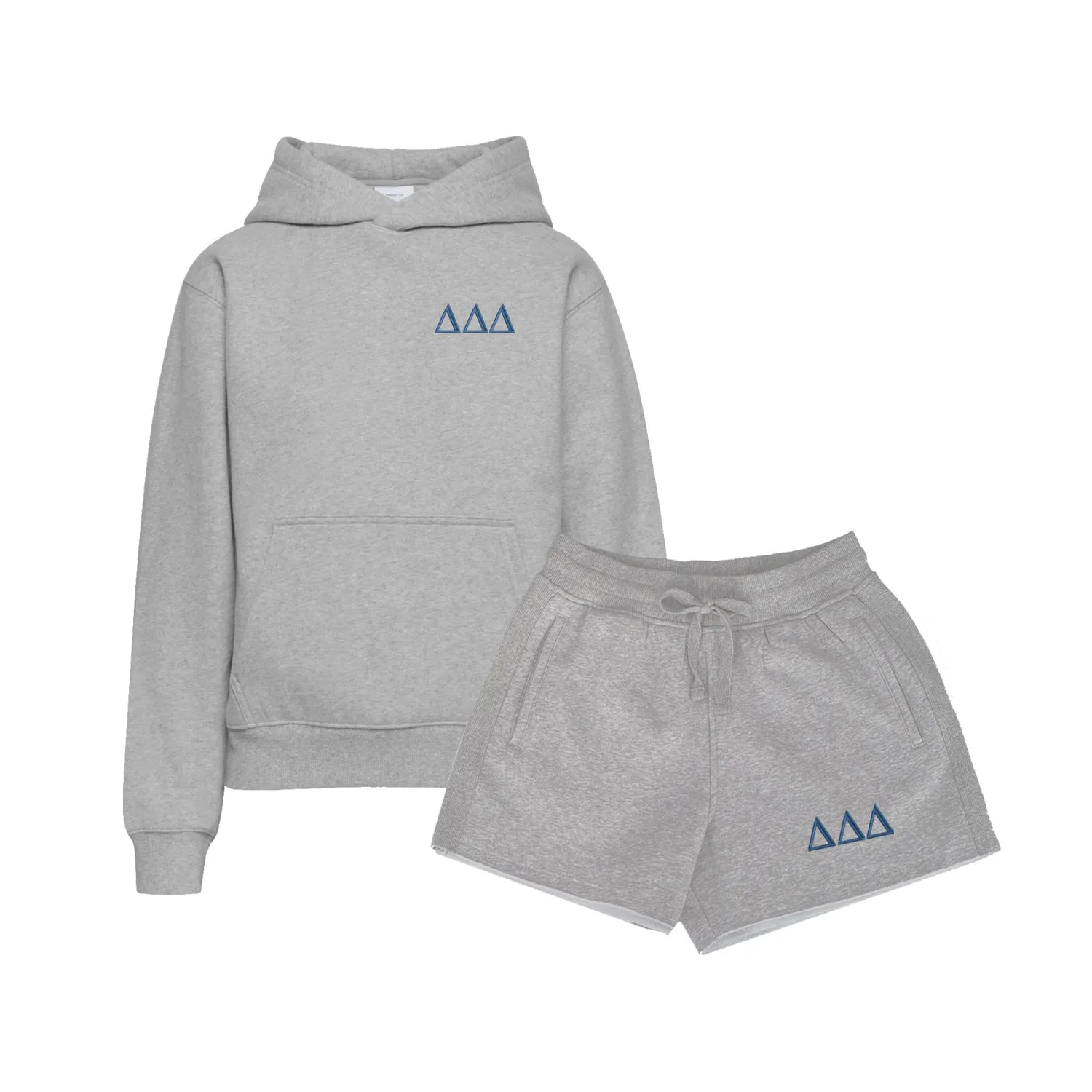 Delta Delta Delta Fave Fit Hoodie & Shorts Set