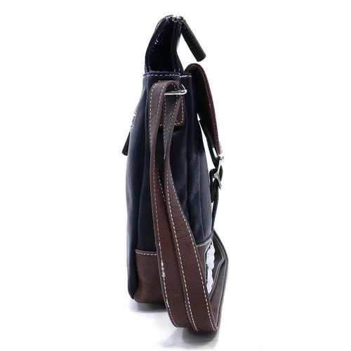 Designer Color Block Cross-body Pockets rhinestone Studs L crossover Messenger B