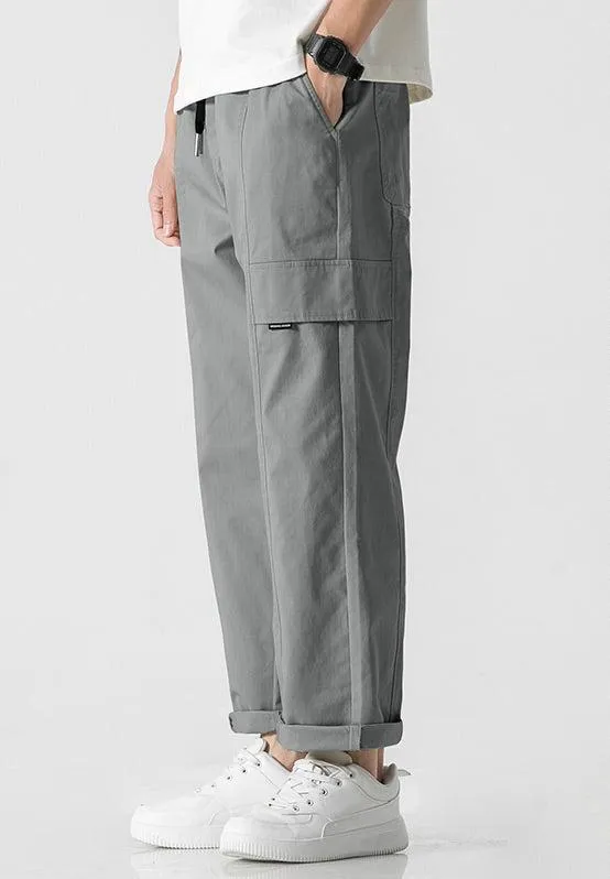 Drawstring Summer Cargo Pants