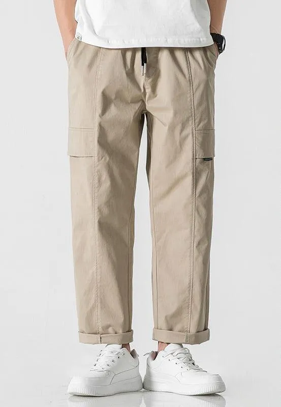 Drawstring Summer Cargo Pants