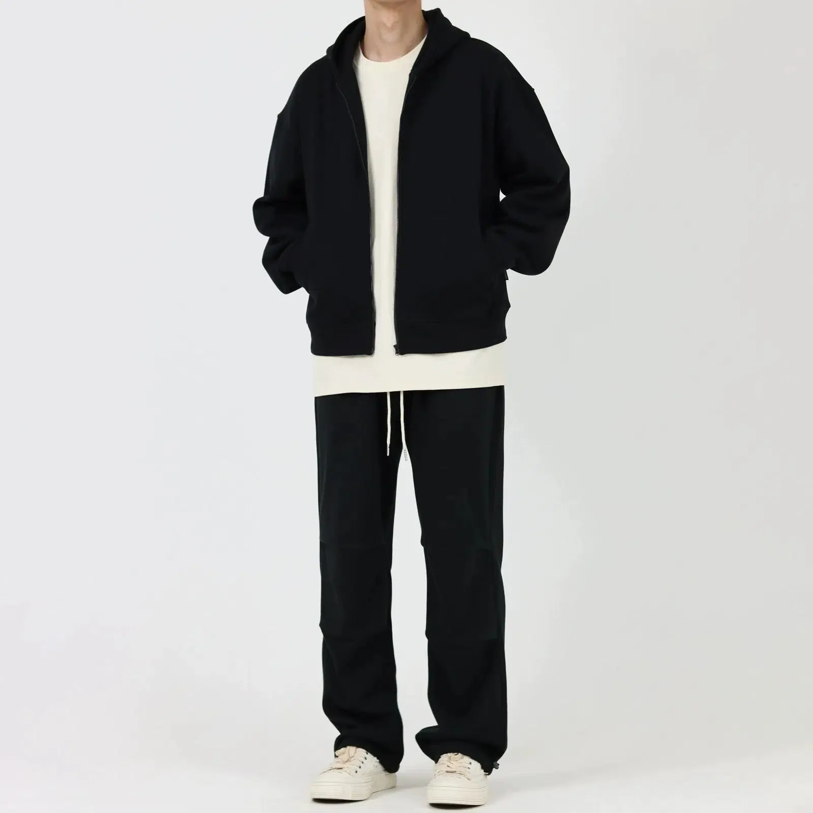 Drawstring Velvet Sports Pants