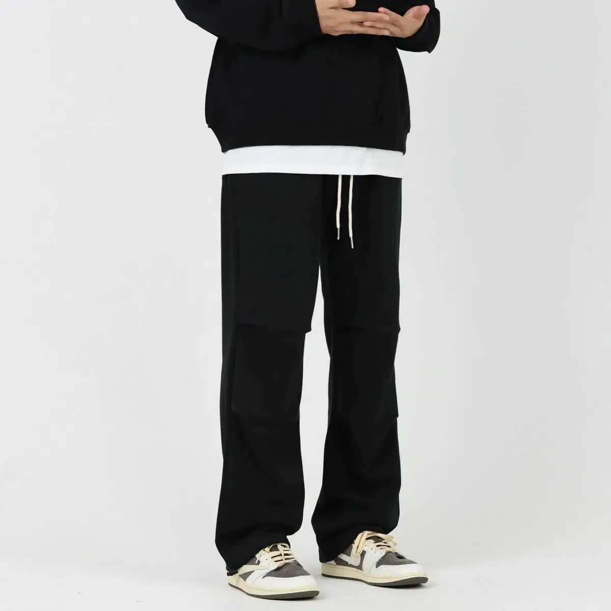Drawstring Velvet Sports Pants