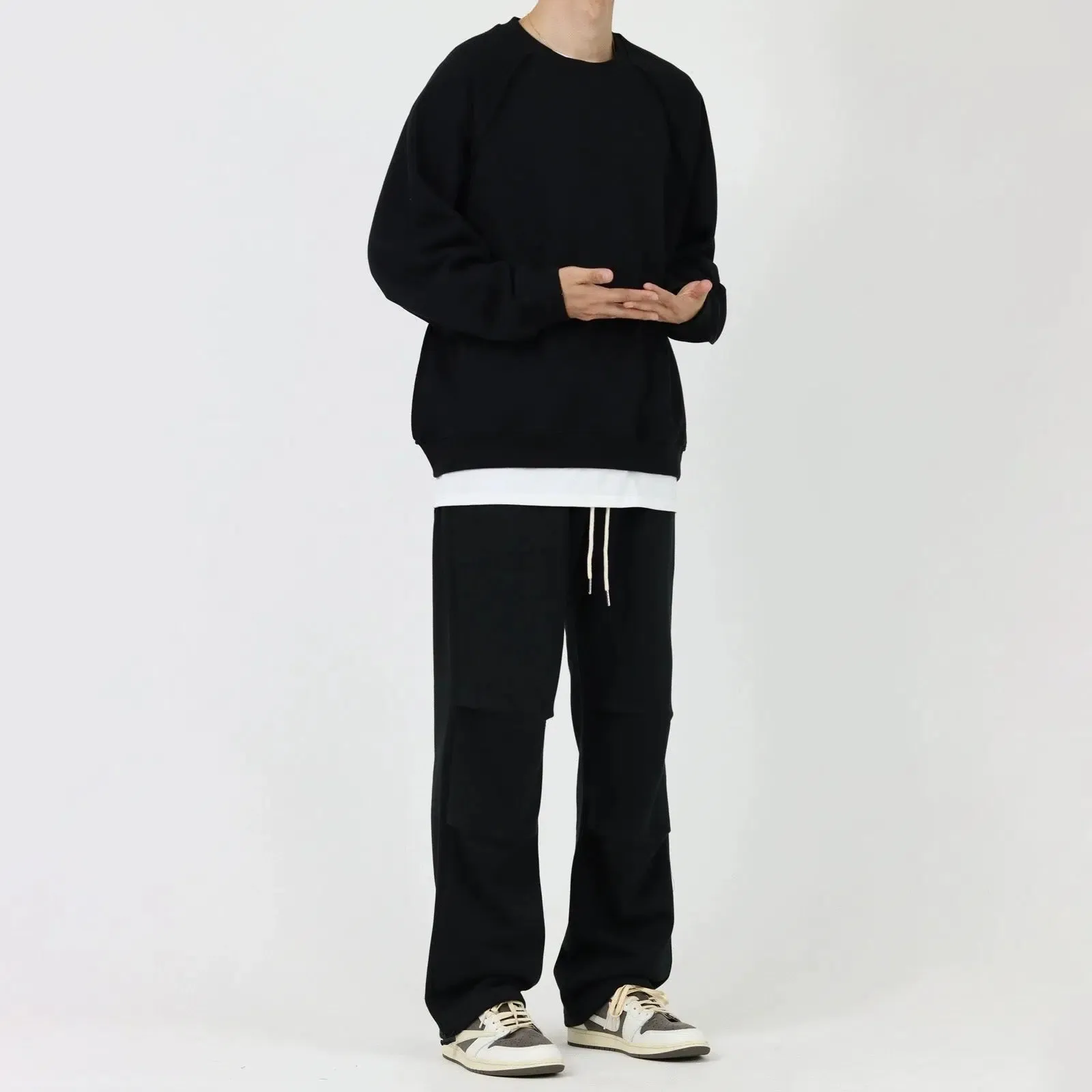 Drawstring Velvet Sports Pants