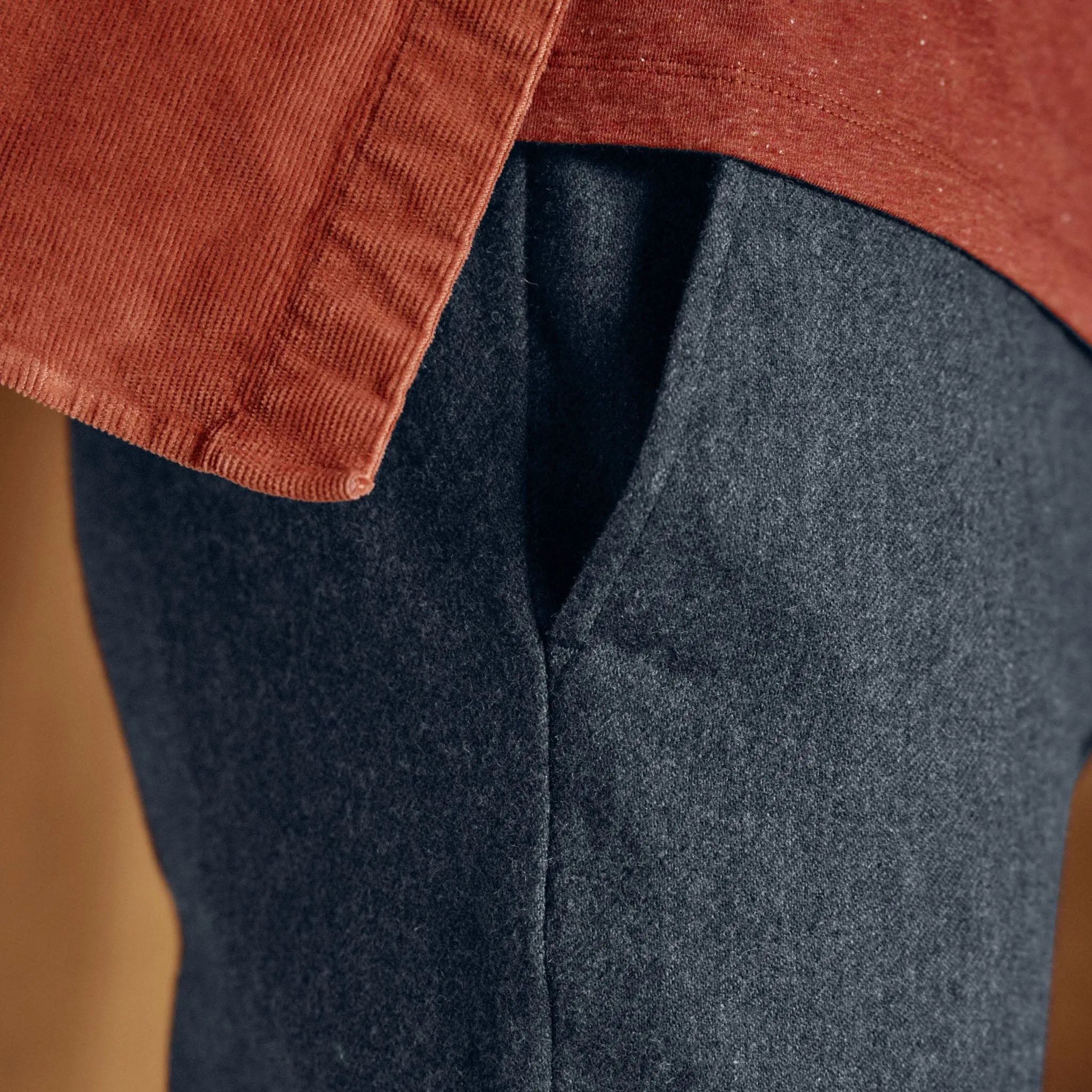 DREUILLE PANTS WOOL - NAVY