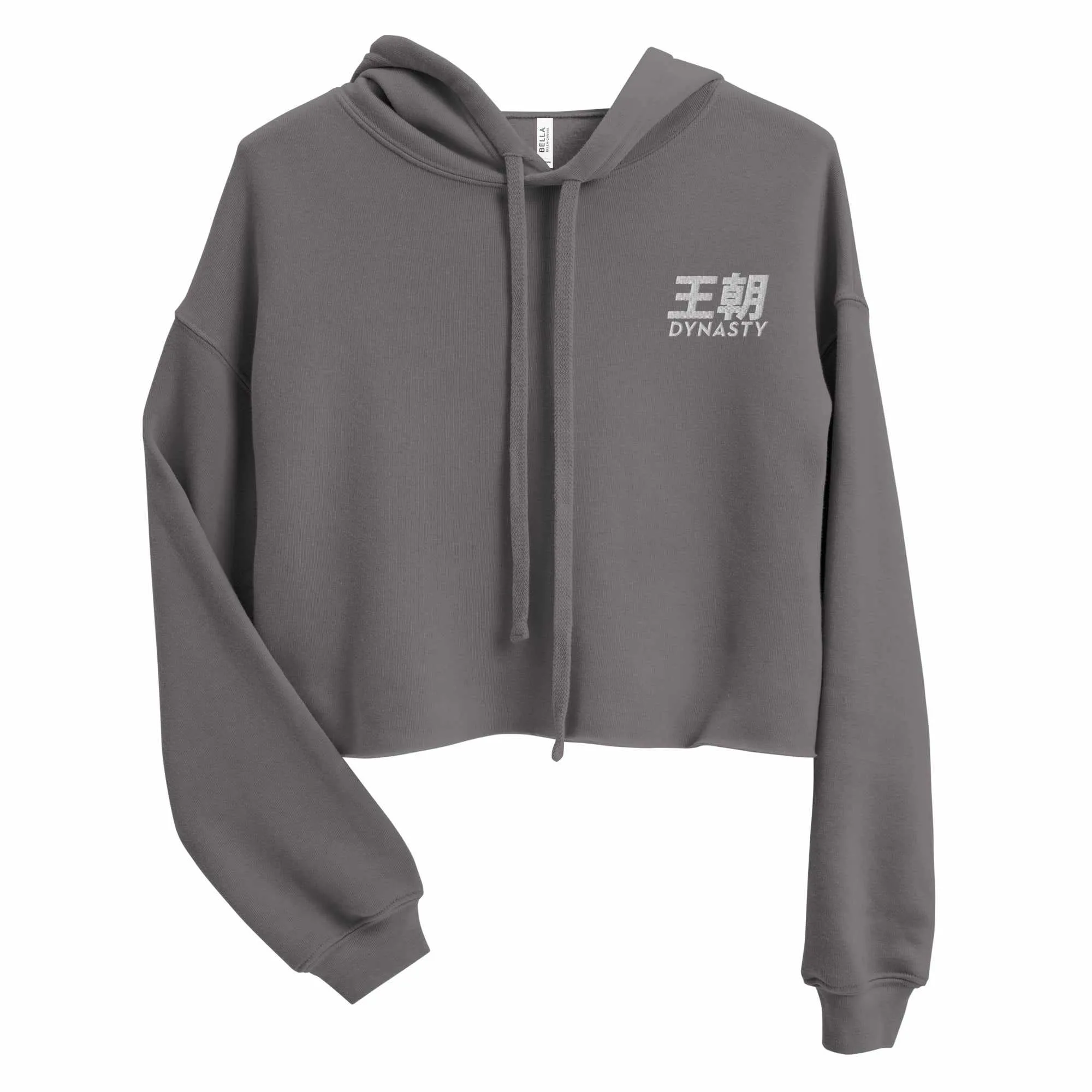 Dynasty Classic Logo Embroidered Women's Crop Hoodie