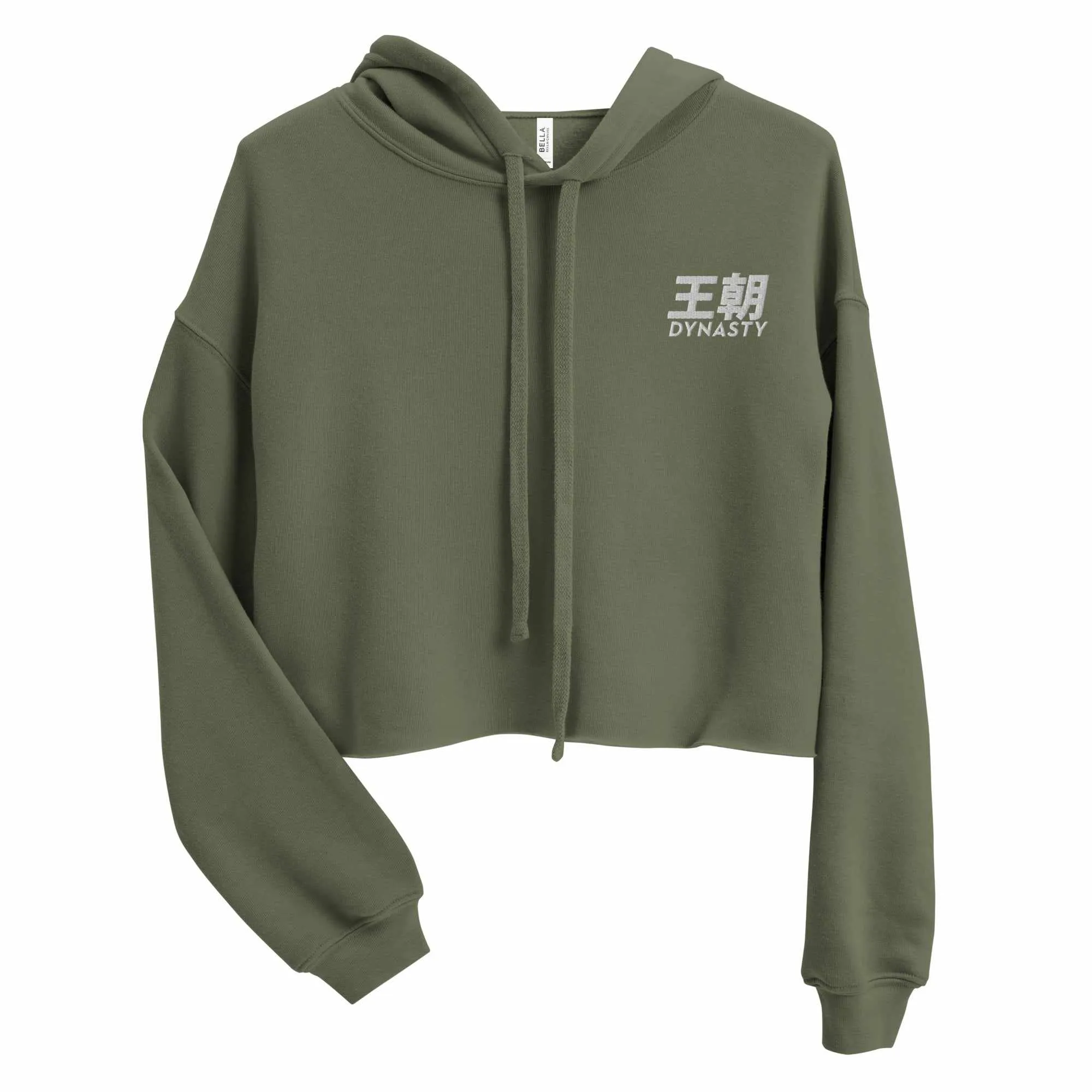 Dynasty Classic Logo Embroidered Women's Crop Hoodie