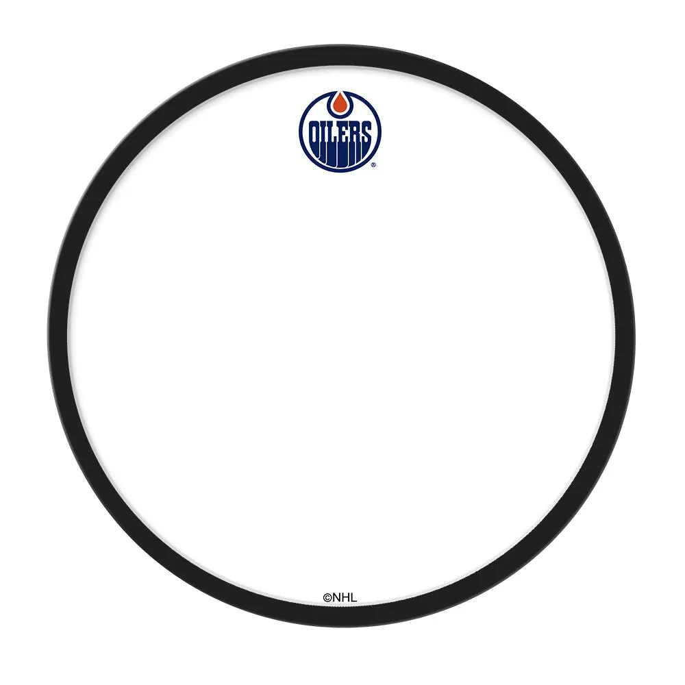 Edmonton Oilers: Modern Disc Framed Dry Erase Board