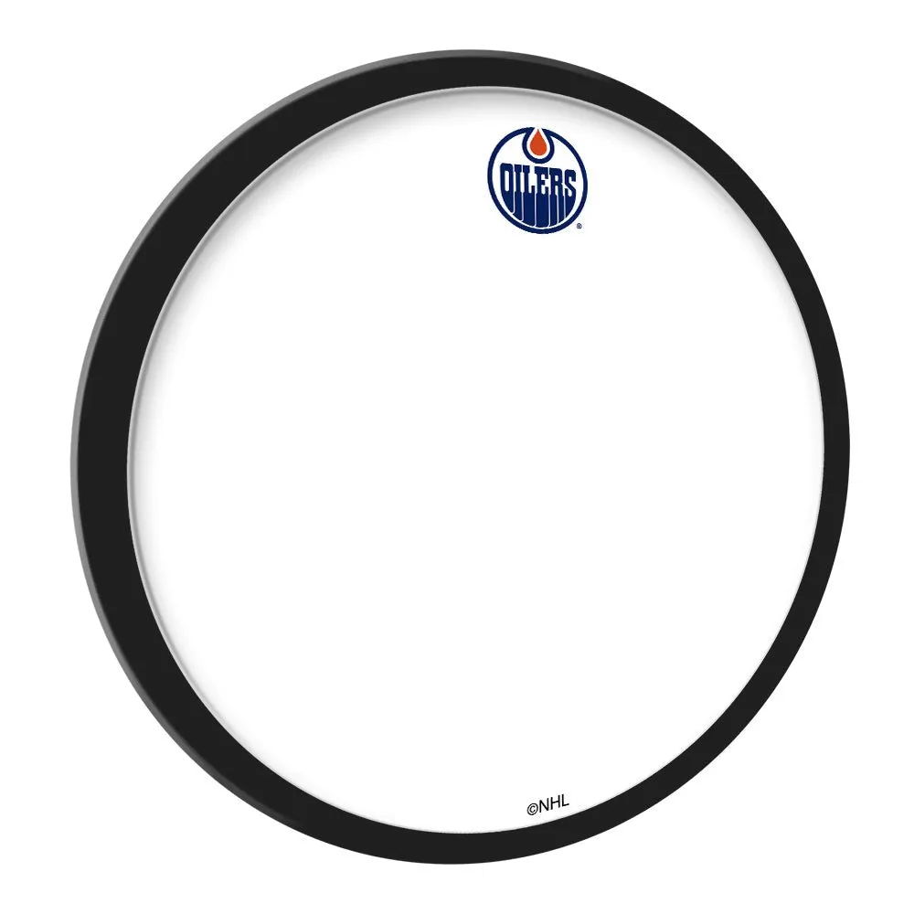 Edmonton Oilers: Modern Disc Framed Dry Erase Board