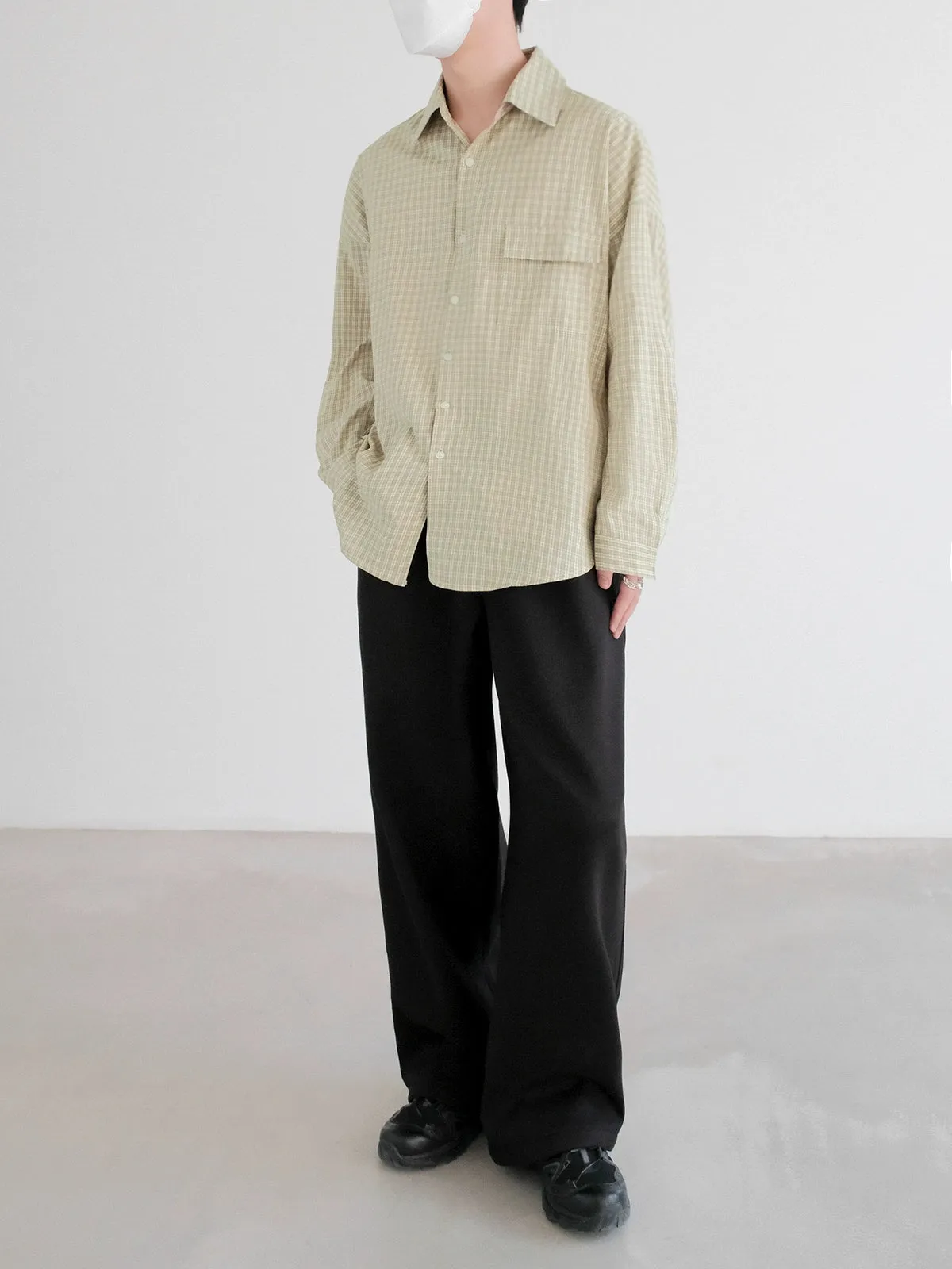 Elastic Waist Casual Velvet Pants