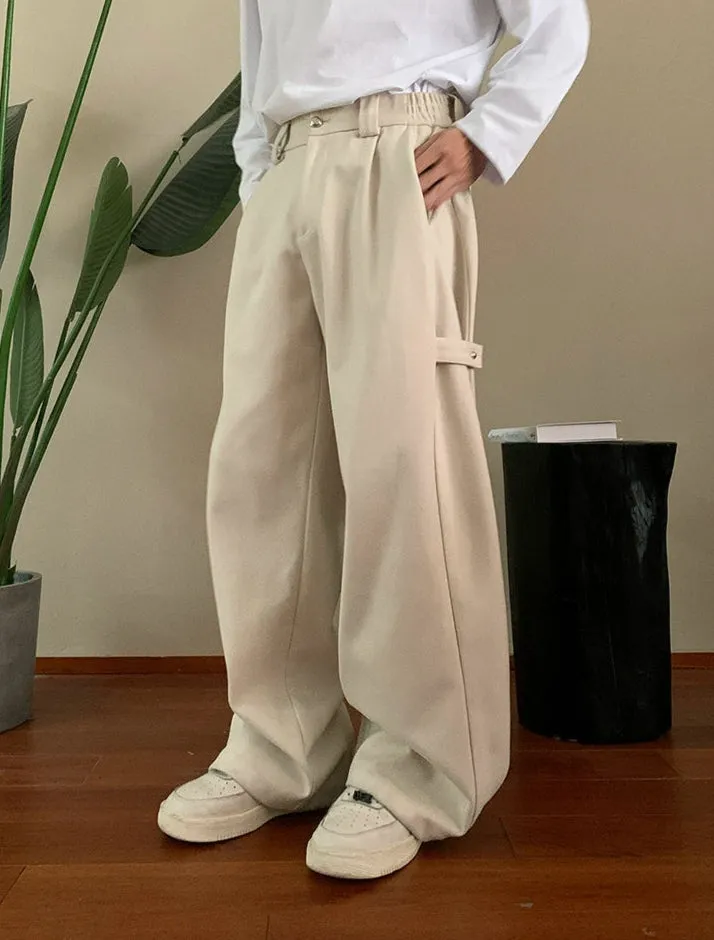 Elastic Waist Loose Casual Pants