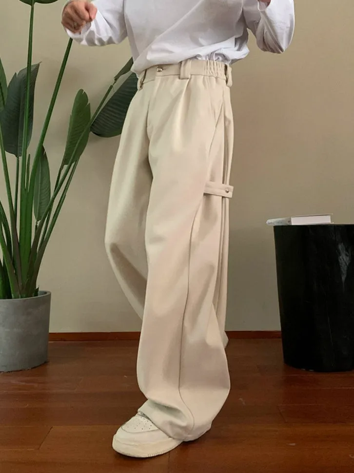 Elastic Waist Loose Casual Pants