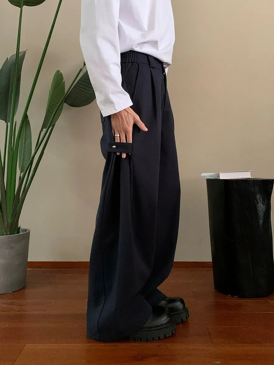 Elastic Waist Loose Casual Pants