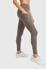 Emory Ribbed High-Rise Leggings - Cocoa