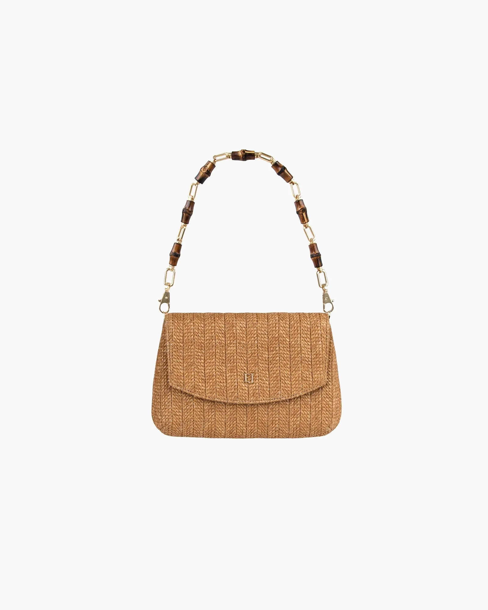 Eric Javits Nebu Flap Pouch in Butterscotch