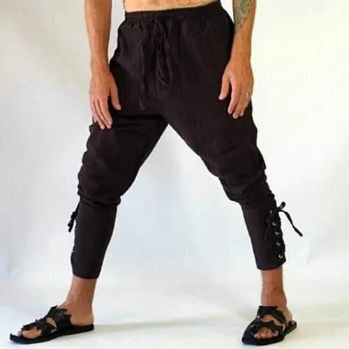 European Medieval Retro Harem Pants