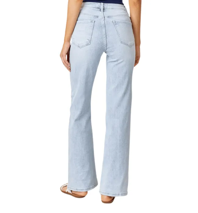 Eva High Rise Wide Leg Jeans