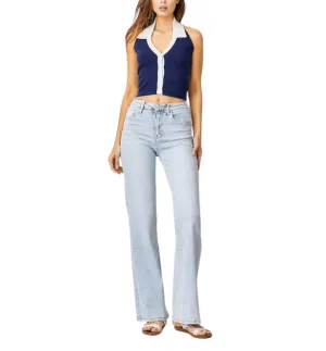 Eva High Rise Wide Leg Jeans