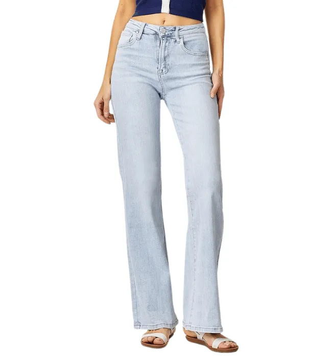 Eva High Rise Wide Leg Jeans