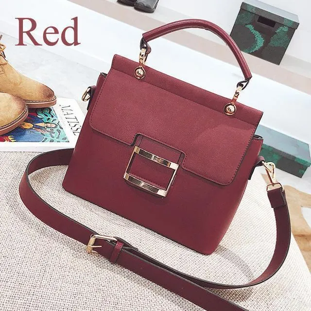 Extra Large Buckle Flap Shoulder Bag