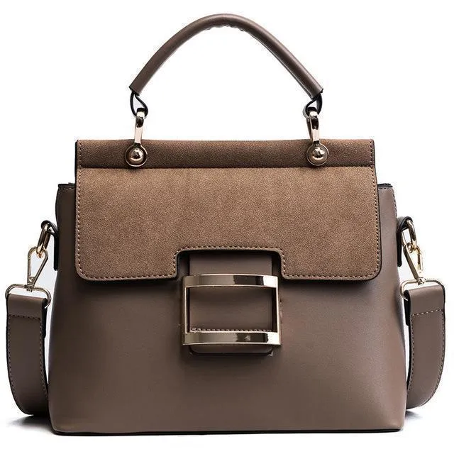 Extra Large Buckle Flap Shoulder Bag
