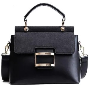 Extra Large Buckle Flap Shoulder Bag