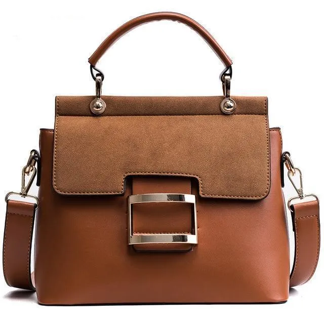 Extra Large Buckle Flap Shoulder Bag