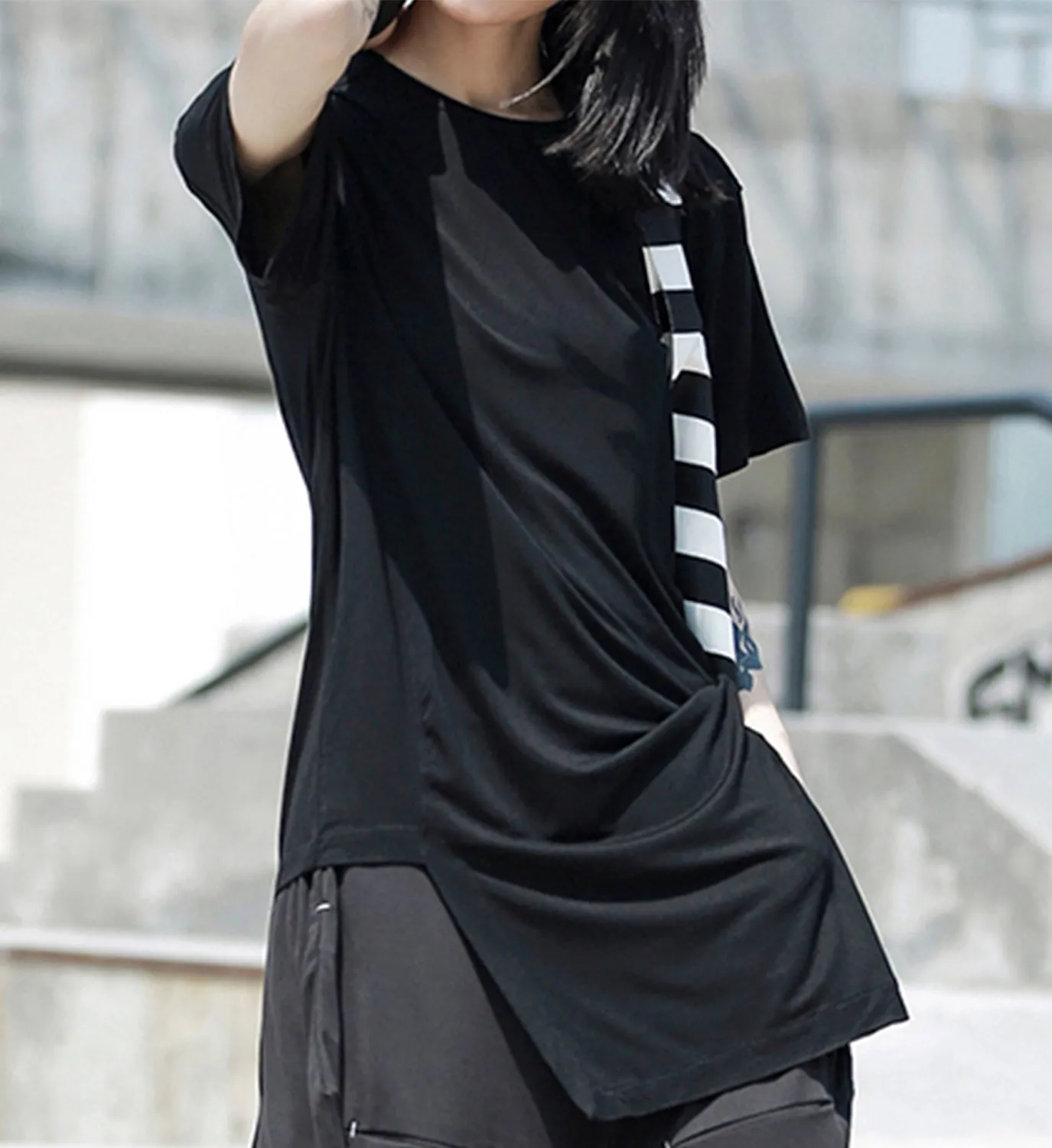 Flap Long Tee
