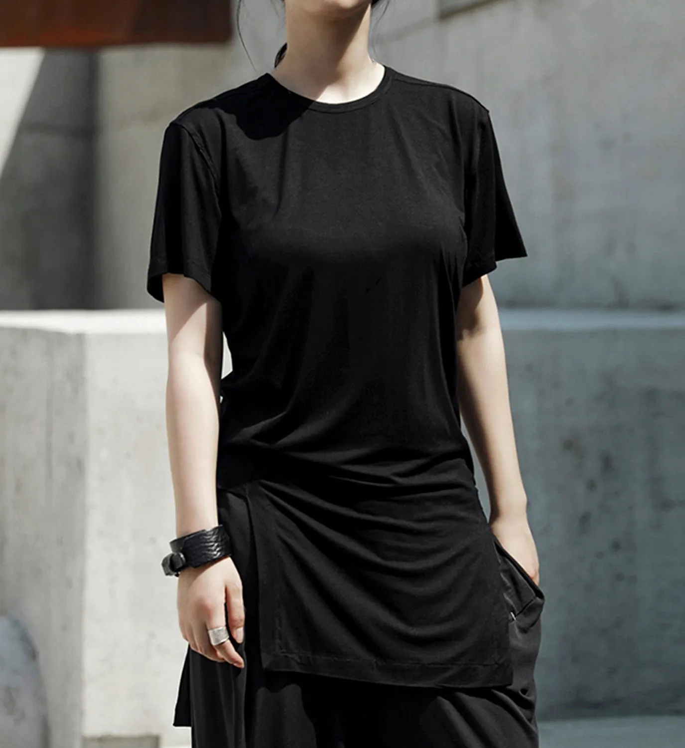 Flap Long Tee