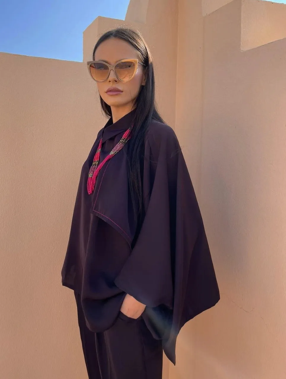 Flap Tunic Coordinated