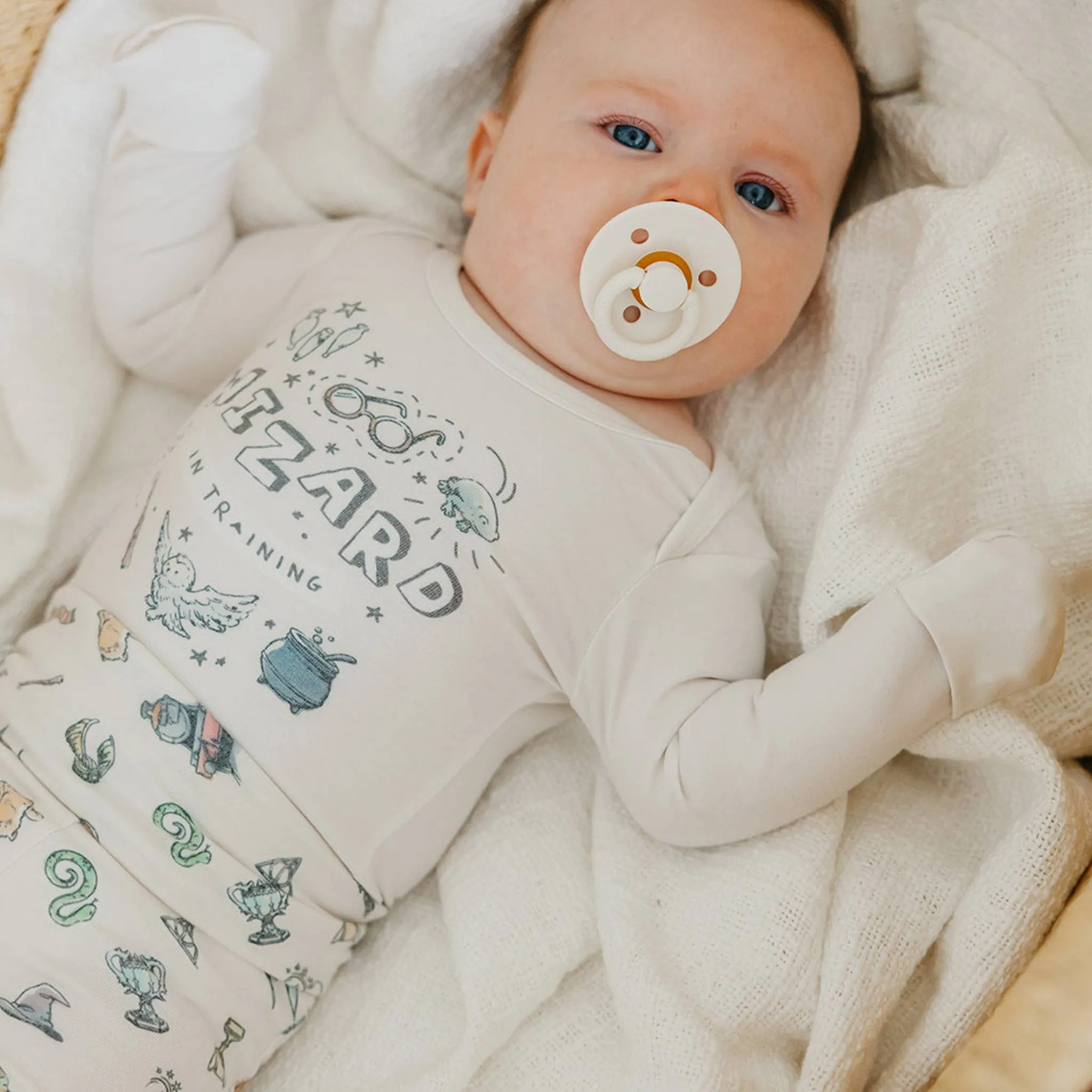 Footed Baby Pants - Wizardry