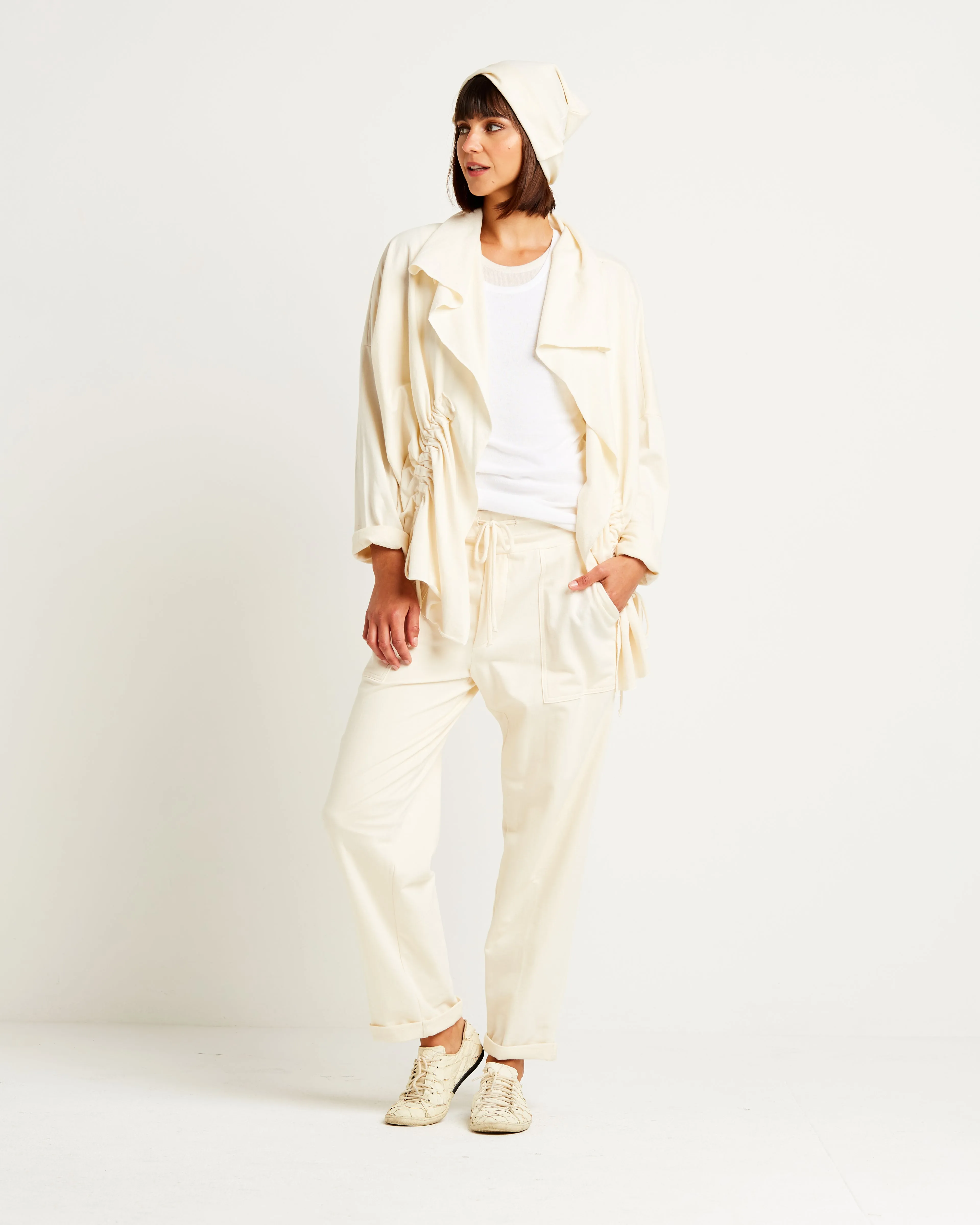 French Terry Drawstring Jacket