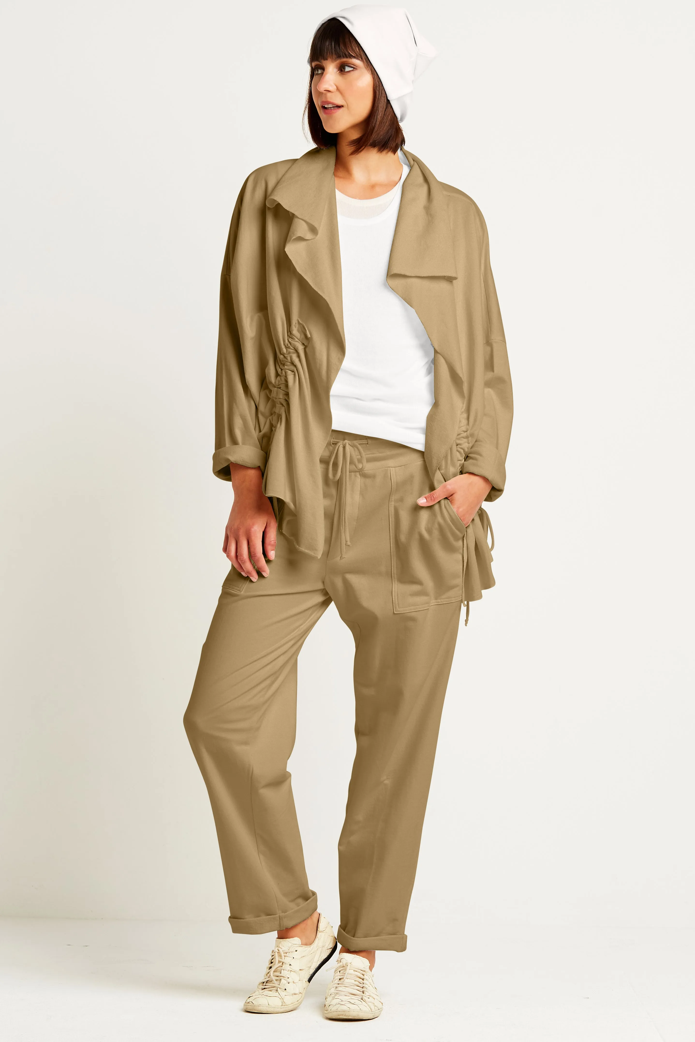 French Terry Drawstring Jacket