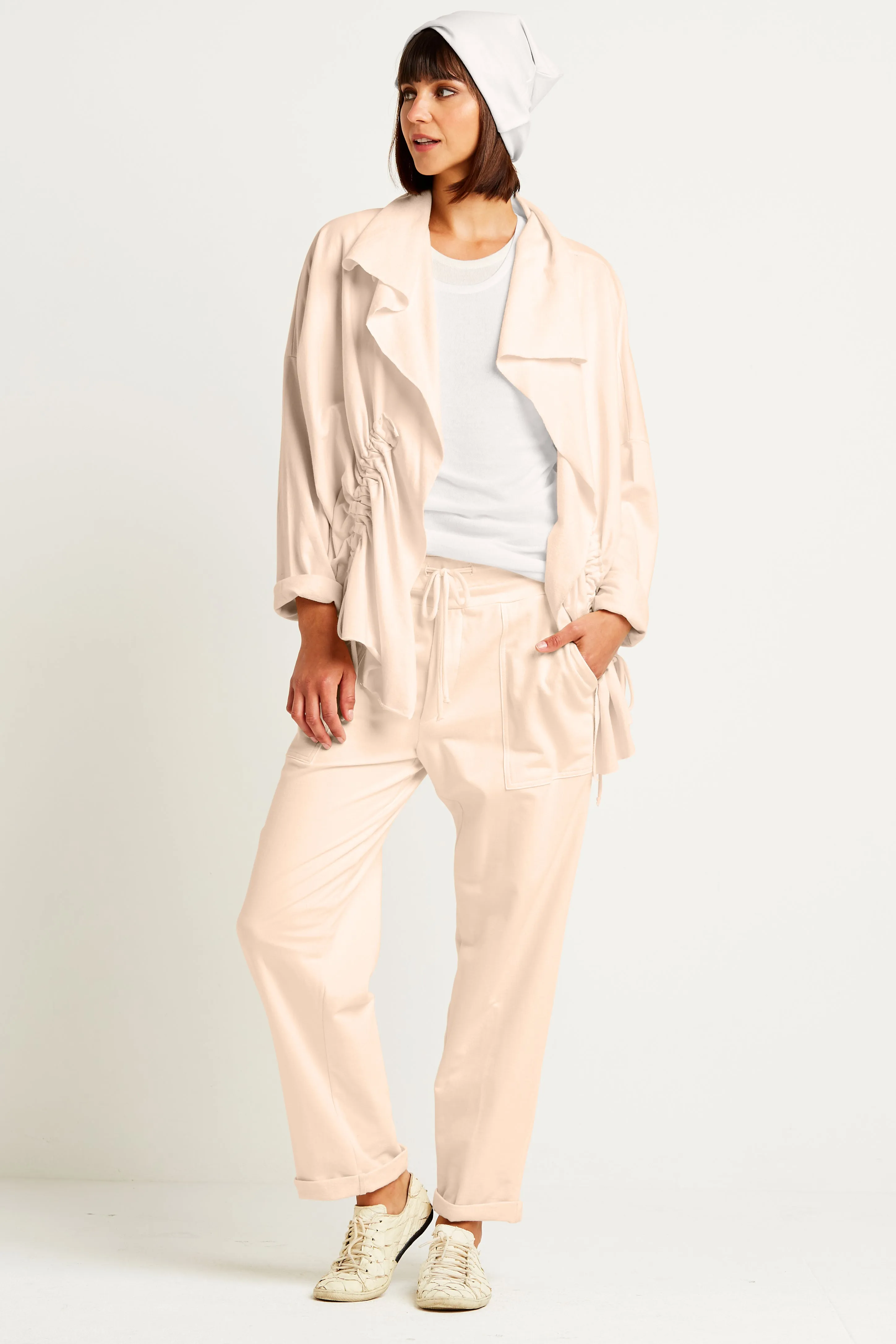 French Terry Drawstring Jacket