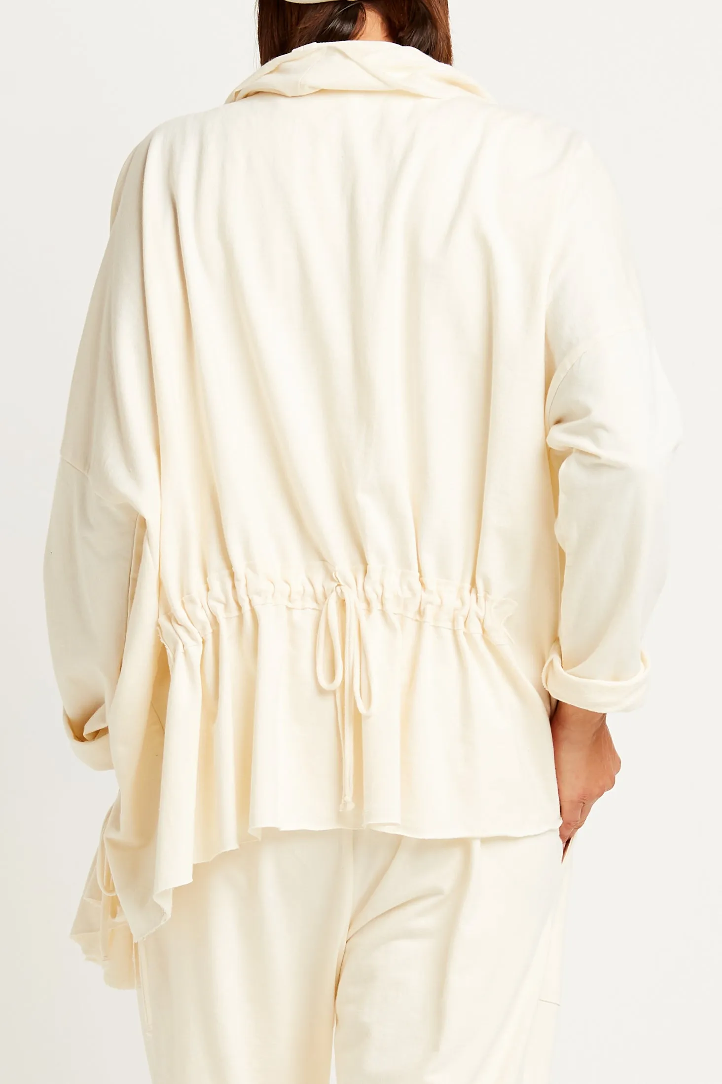 French Terry Drawstring Jacket