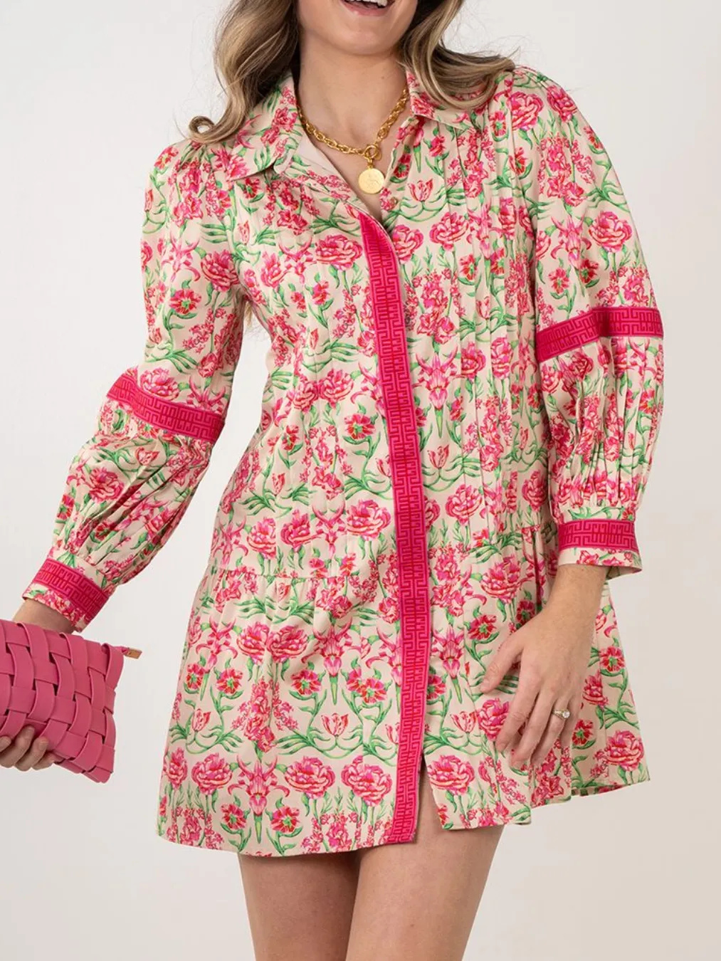 Garden Cheetah Delany Dress