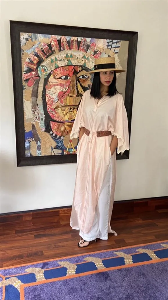 Hanshu   I   Palm Lace Top   Pants (Suit)  Luxe Resort Wear NAWF06