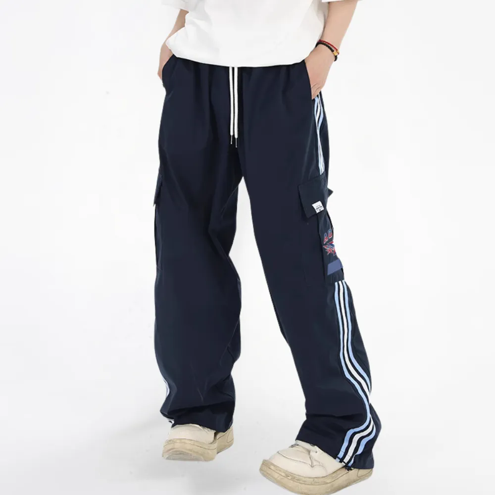 Harajuku Pocket Drawstring Sweatpants